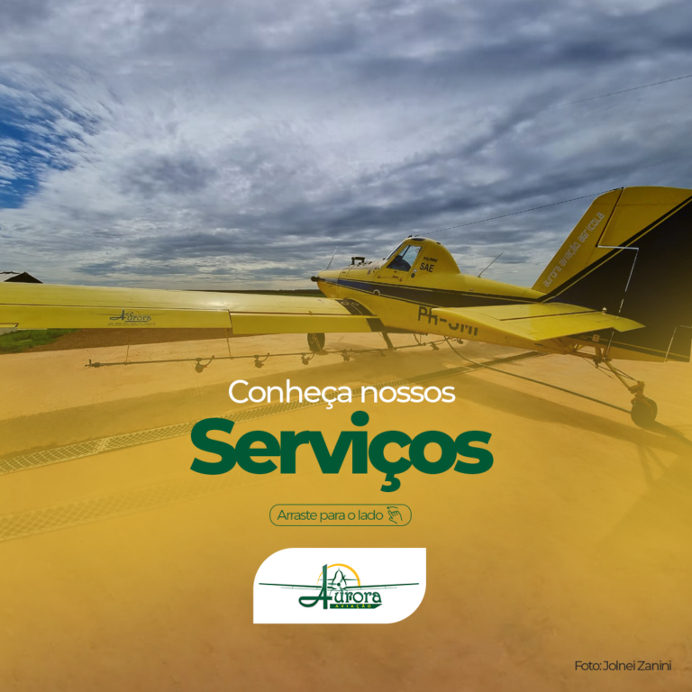 Estamos no mercado de Aviação agrícola há 9 anos!